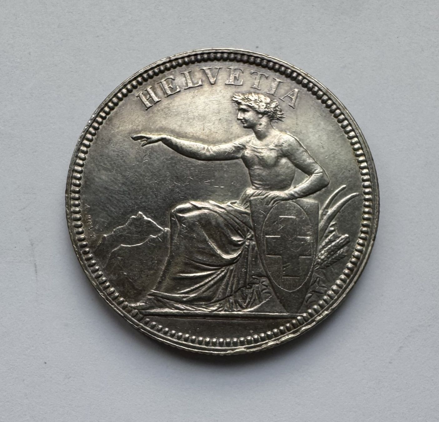 Alle Münzen: 1874 5 Franken -unz – Neu (gemäss Beschreibung) aus Kirchberg SG von Zenhad69 1
