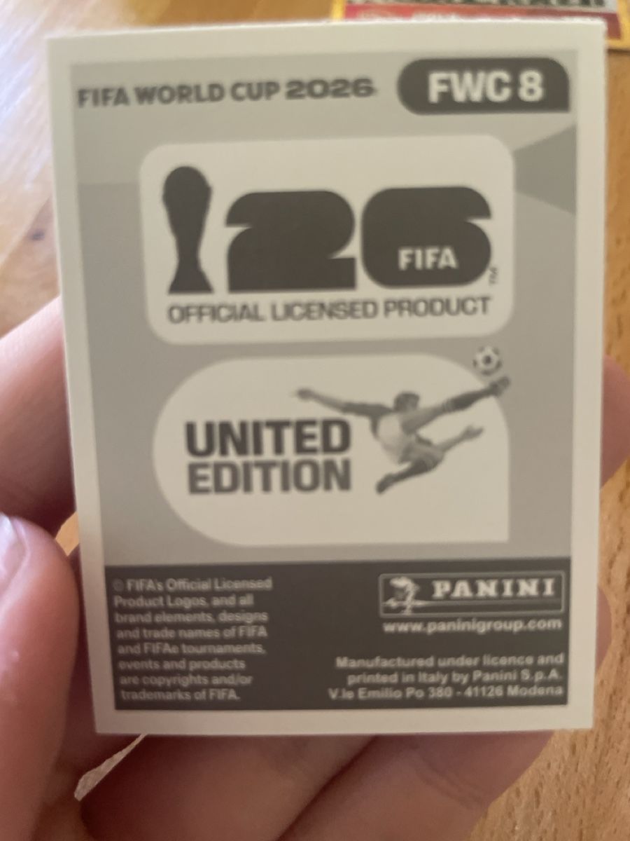 Panini Carte collezionabili: Panini Sammelbild FWC 8 – Nuovo e nell'imballaggio originale da Bubendorf venduto da ale_6fxg 1