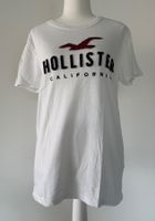 Unisex Hollister T-Shirt Weiss XS California Baumwolle