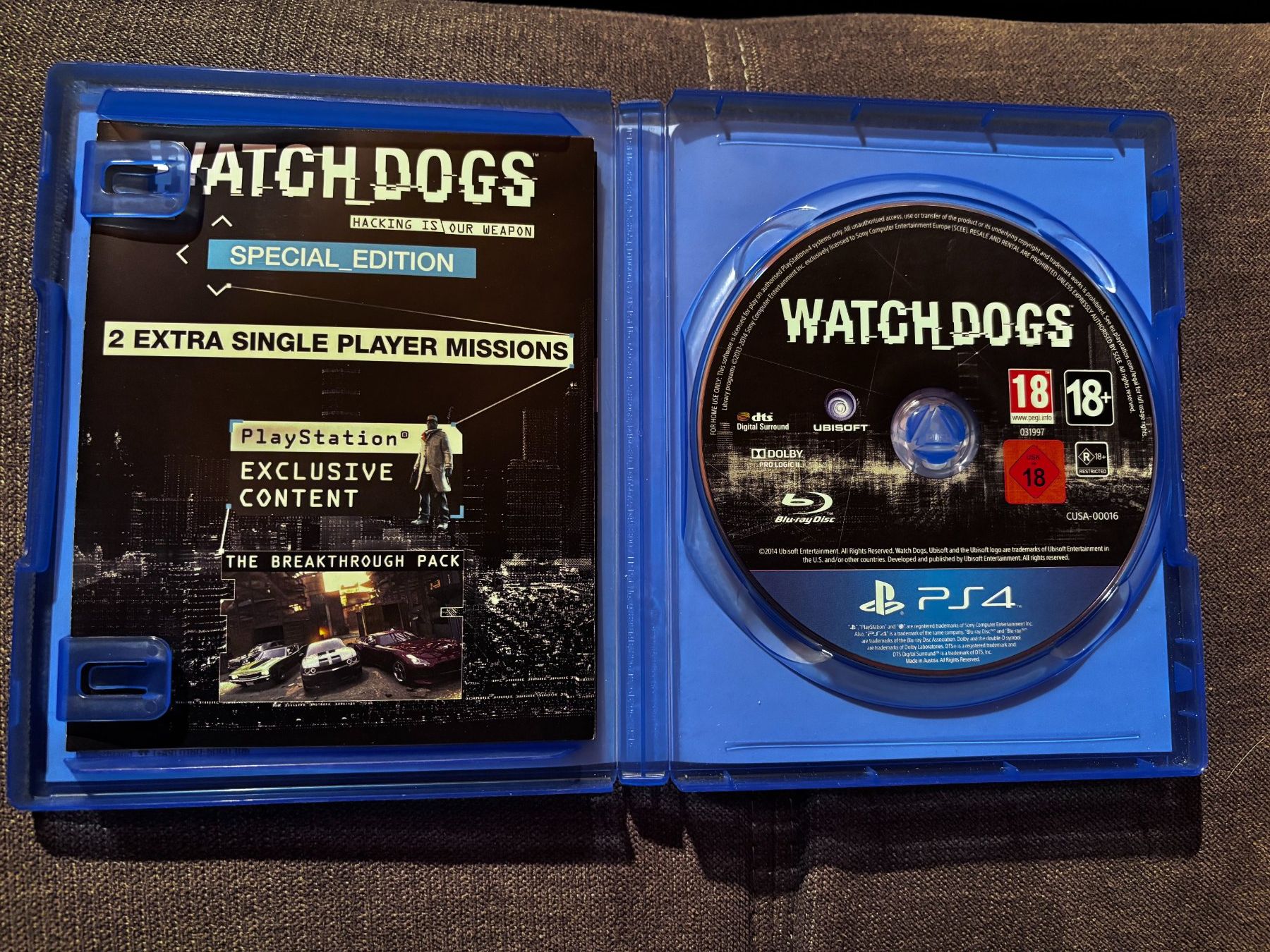 Spiele: PS4 Spiel Ubisoft Watch Dogs Special Edition – Neu (gemäss Beschreibung) aus St. Niklaus VS von np8_lsg2 1