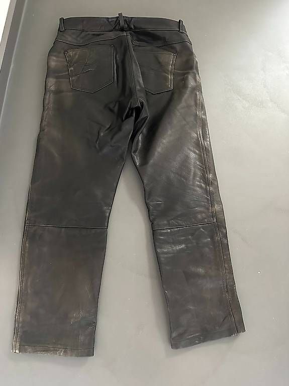 Hosen: Biker Hose, Grösse 58, Leder, Vintage – Gebraucht aus Fehraltorf von Swisscollector 3