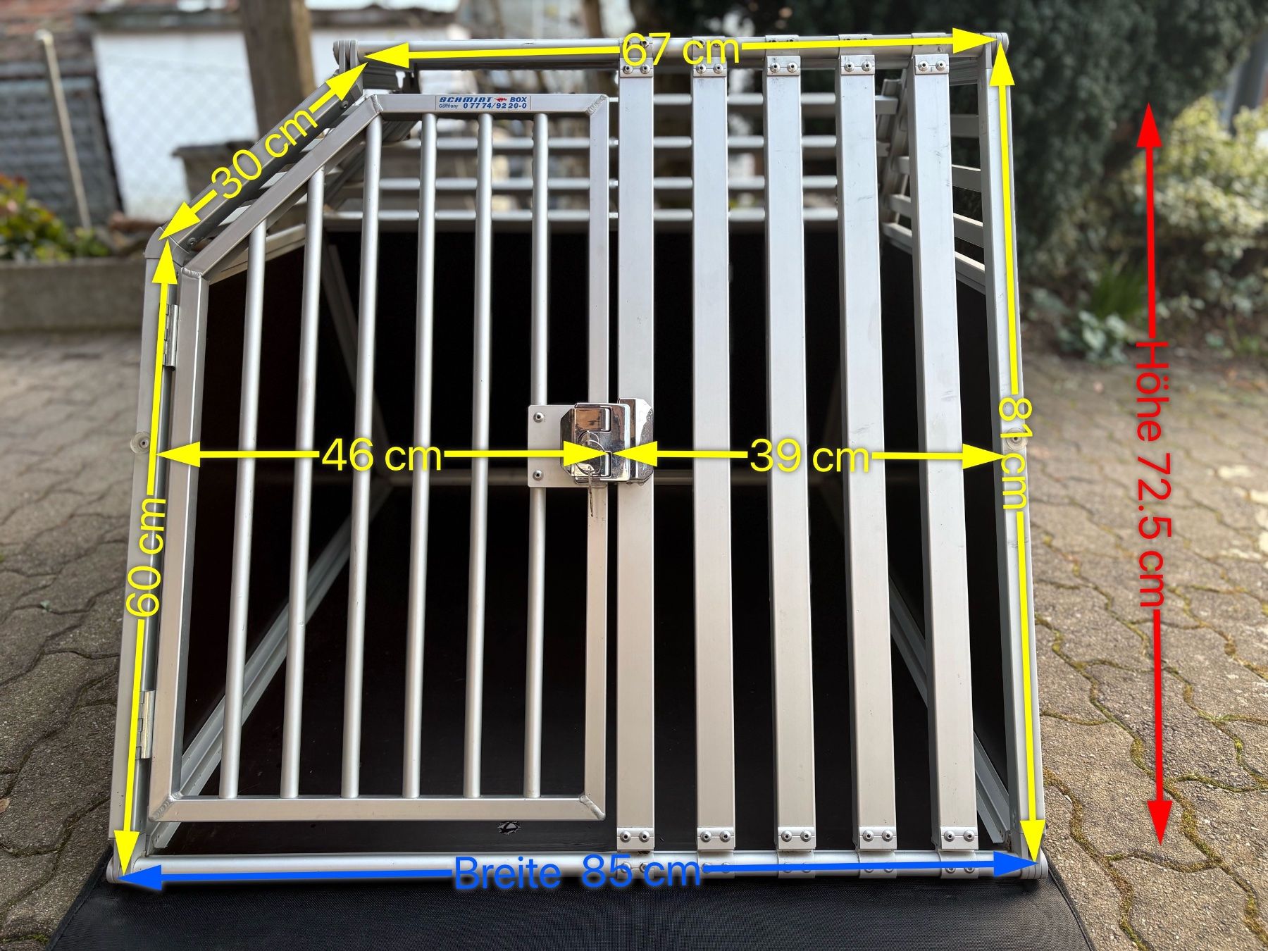Gabbie, trasporto & Sicurezza: Schmidt Box Hundebox Alu Kennel – Usato da Hausen am Albis venduto da Tulpe35i 1