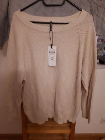 Pullover leicht hellbeige Damen Chicorée Grösse L / M