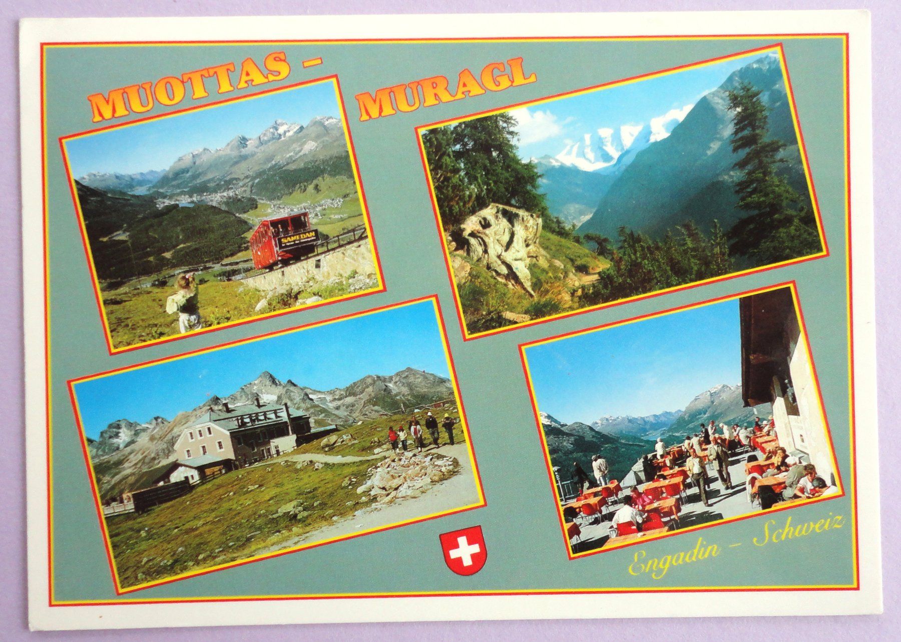 Cartoline postali: Muottas Muragl 2453 m ü.M. – Usato da Fétigny venduto da Billy2miny