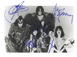 KISS Reprint Autogramm Grossfoto