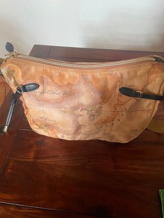 Borsa Alviero Martini 1a Classe stampa mappa usata