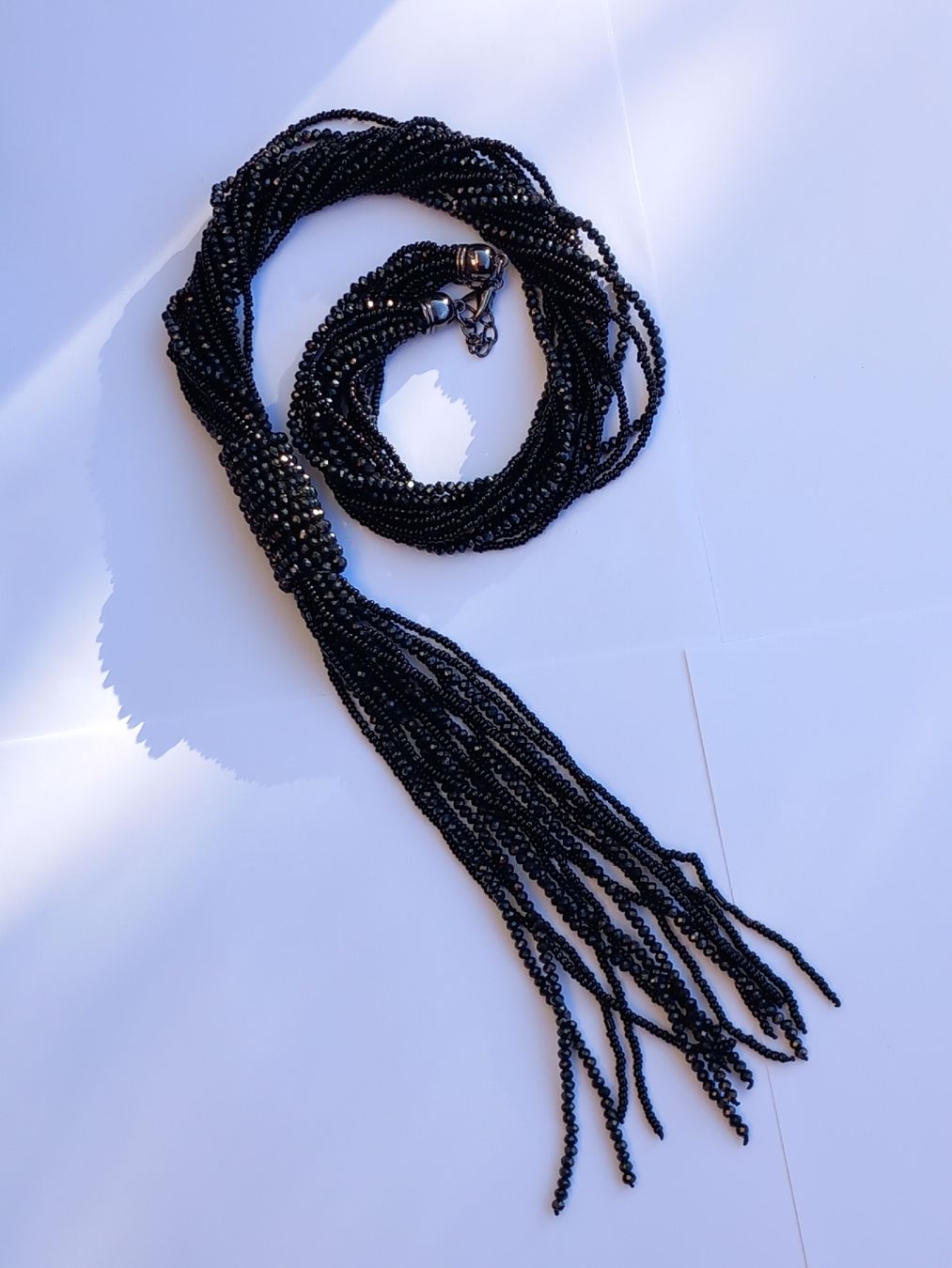 Catenine: Neue Quaste Glasperlen Halskette – Nuovo (secondo la descrizione) da Winterthur venduto da Jopf1 1