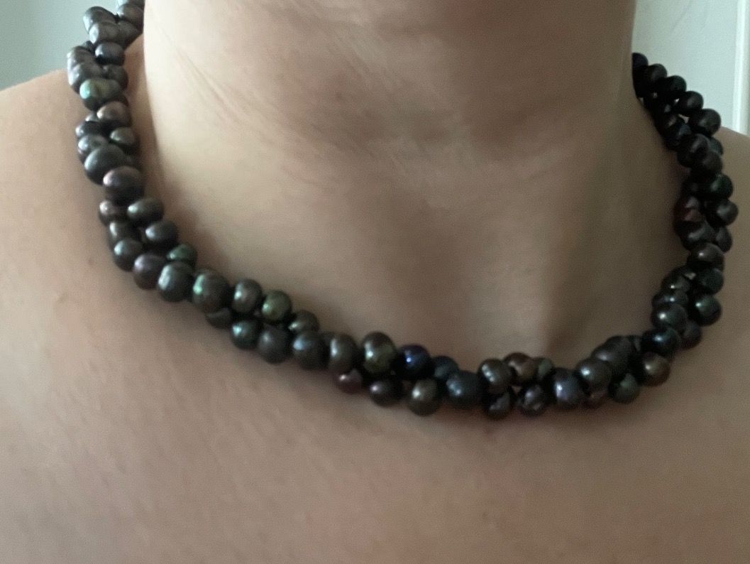 Ketten: Set Süsswasser Perlenkette und passendes Armband – Neu (gemäss Beschreibung) aus Nussbaumen AG von Habiana 1