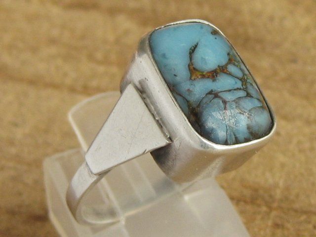 Anelli: Vintage Ring Silber 835 Türkis Gr. 50 – Usato da Ermatingen venduto da Decovin 1