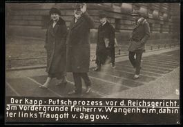 Fotografie Kapp-Putsch, Freiherr von Wan