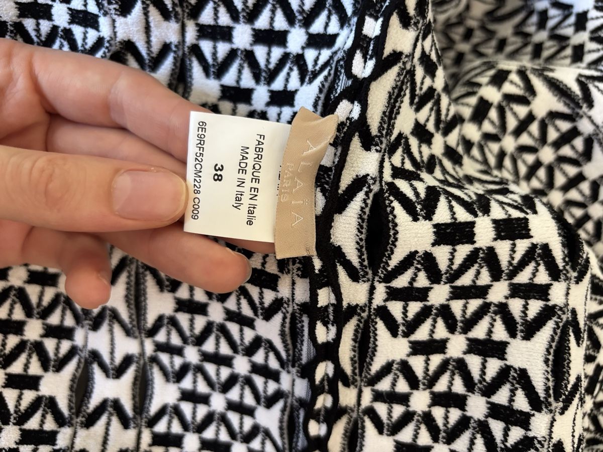 Alaia Vestiti: Sublime structured Alaïa dress black and white 38 FR – Nuovo (secondo la descrizione) da Genève venduto da Bella_909 6