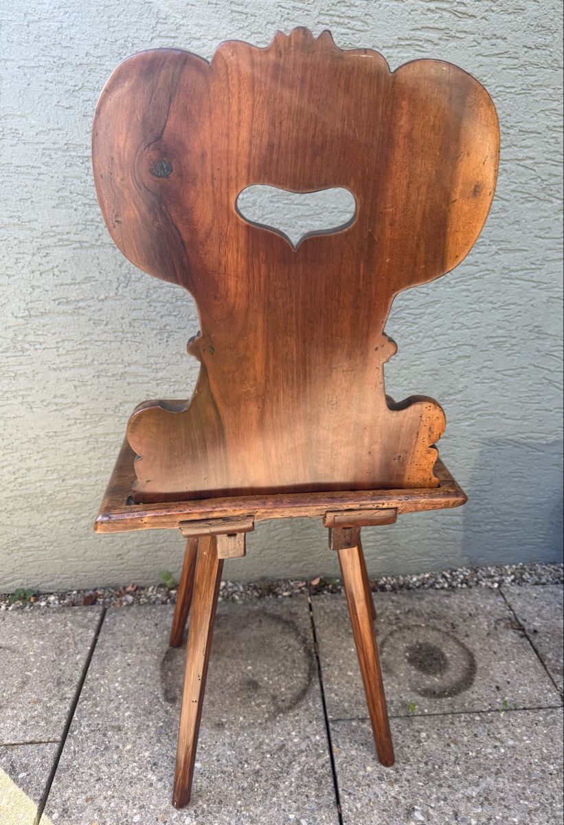 Chaises: Antiker Holzstuhl, Stabelle – D'occasion à Winterthur par flufab 3