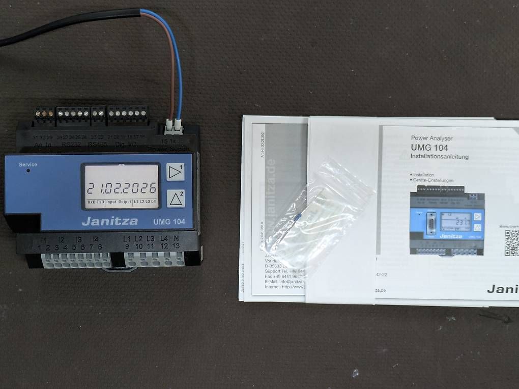 Misurare: Janitza UMG104 52.20.001 – Usato da Auslikon venduto da stefanwey 1