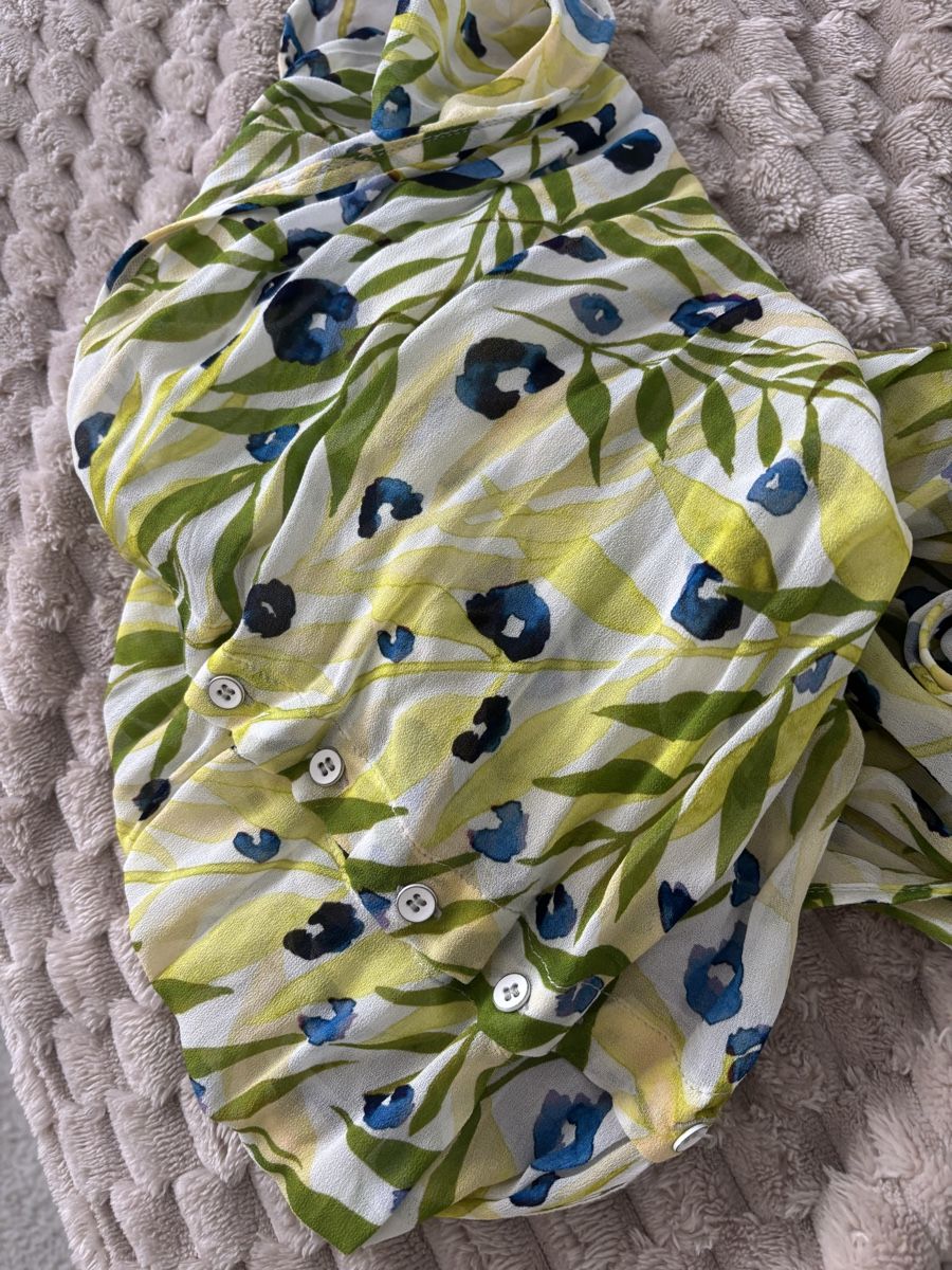 Nile Camicette: Nile chemise taille XL avec écharpe – Nuovo e nell'imballaggio originale da Brügg BE venduto da rah_mqh8 6