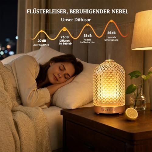 Duftöldiffusoren: aus Glas 200ML Ultraschall Aromatherapie Diffusor – Neu und originalverpackt aus Hundwil von Stallone6 4