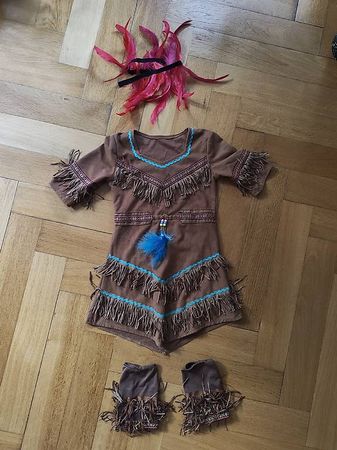 Indianer Mädchen Kostüm (4-6 Jahre)