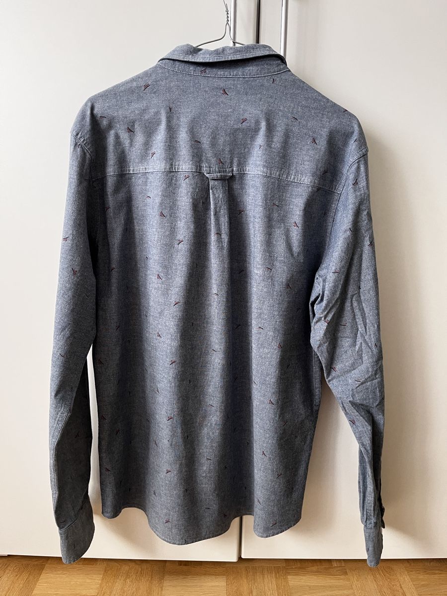 Rip Curl Camicie: Herren Langarmhemd Rip Curl gemustert blau Grösse L – Usato da Zürich venduto da Kleanthy 1