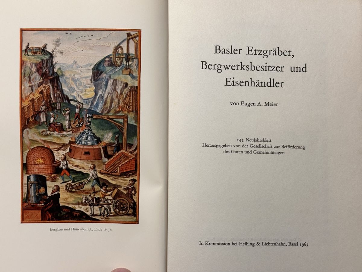 Libri: Spannende Bergbau,geschichte: Basler ErzGräber – Usato da Berschis venduto da Vild1 1