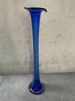 Blumenvase blau, Höhe 40 cm