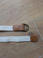 Flechtgürtel beige