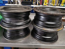 5.5x13 4x100-56.6 et46 Stahlfelgen Opel (Stückpreis)