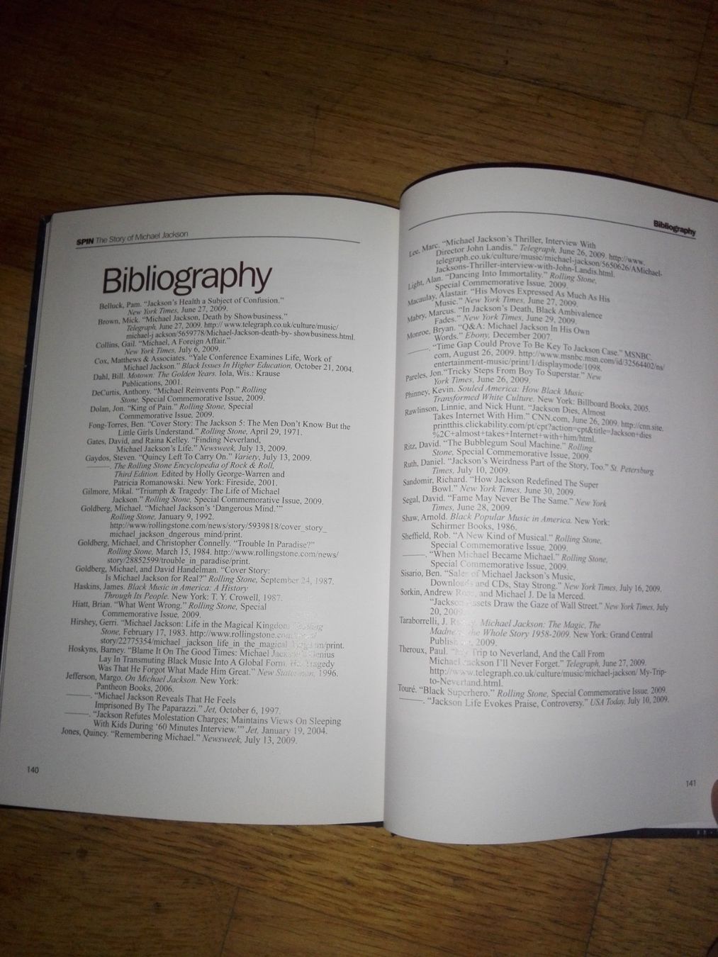 Libri: Michael Jackson Biografie "SPIN"  >englisch<       ©'2011 – Usato da St.Gallen venduto da elk2022 8
