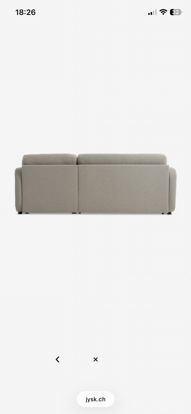 Jysk Sofas: Schlafsofa Stoff Beige – Gebraucht aus Pratteln von duro065 6