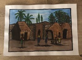 Peinture artiste africain