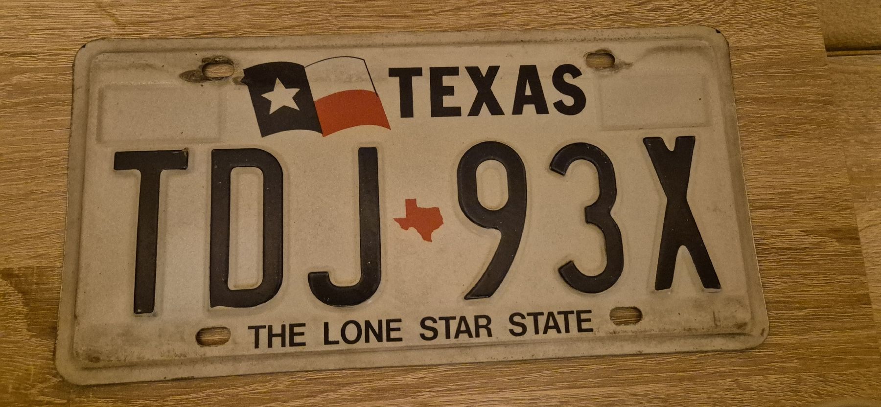 Ecriteaux: Plaque d'immatriculation Texas TDJ 93X usagé – D'occasion à Genève par Bayoushi 2