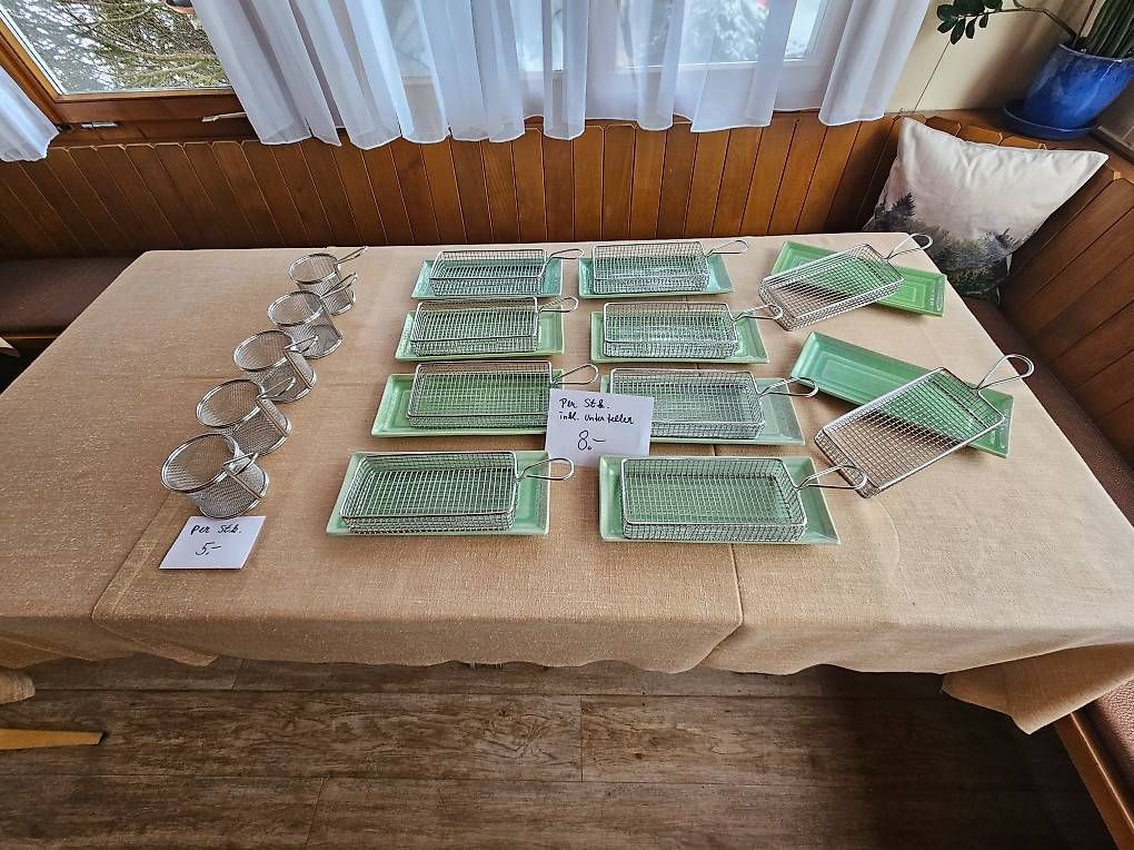 Cucine complete: Pommes Körbchen inkl. Unterteller – Usato da Krummenau venduto da Schmudel