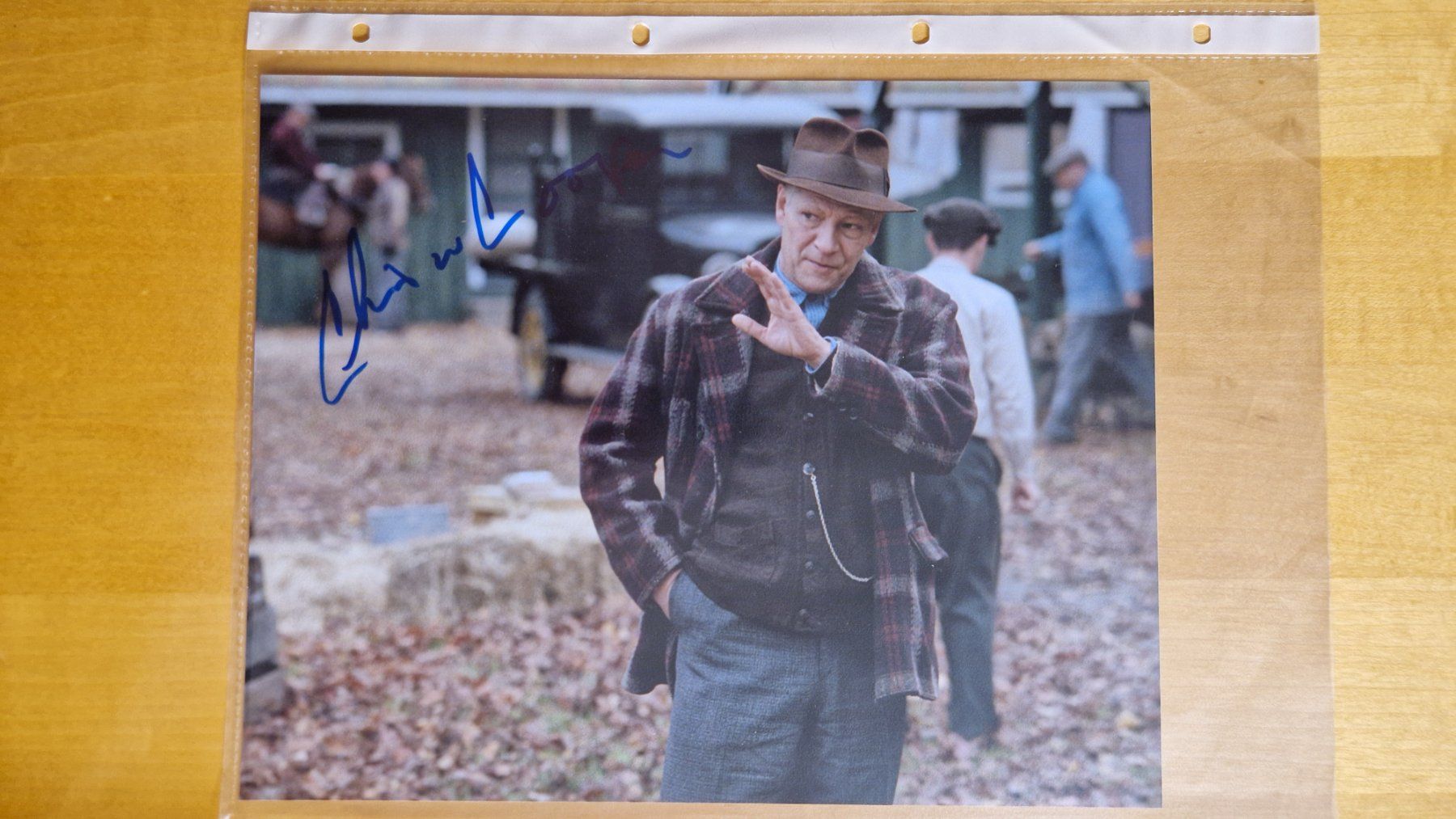 Autografi: Chris Cooper, Original Autogramm auf Grossfoto in Farbe – Usato da Salmsach venduto da aacs65