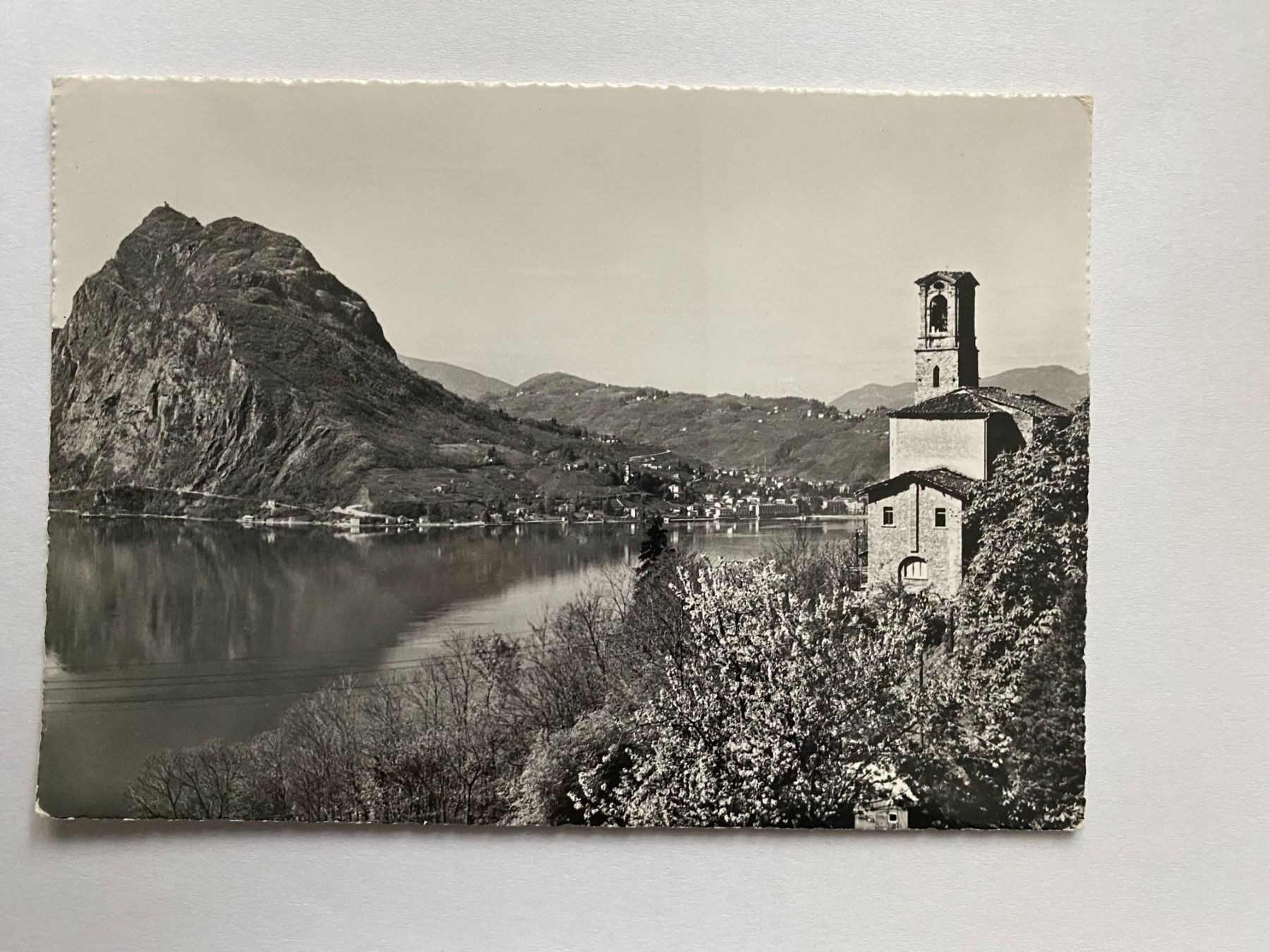 Ansichtskarten: Lugano Chiesa di Castagnola , 1964 – Gebraucht aus Horgen von UrsB05