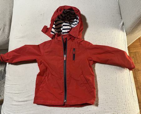 Kinder Regenjacke rot Grösse 86/92 guter Zustand