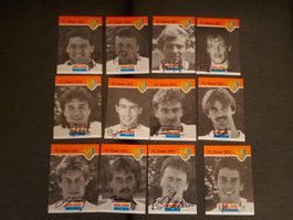 Alte fc basel autogrammkarten saison 1987-1988  fcb  basel