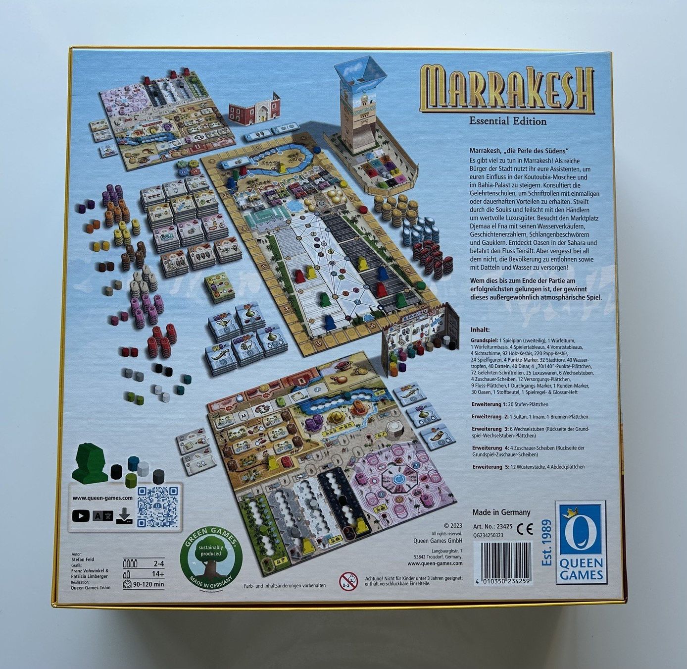 Giochi: Brettspiel "Marrakesh - Essential Edition" - Queen Games – Nuovo (secondo la descrizione) da Baar venduto da WhatTheFunk01 1