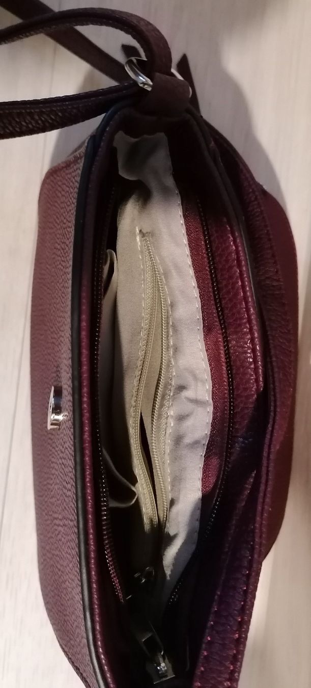 Borse da donna: Schicke Handtasche - Damen - rot – Usato da Oberurnen venduto da mackrokodile 3
