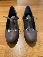 Elegante Mary Jane Pumps, grau, Gr. 39 - Herbst Sale!