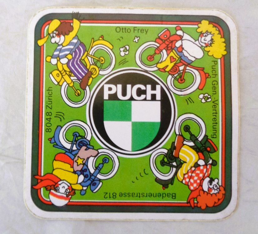 Puch & Sachs / 4 Mofa Sticker - Aufkleber / Zusammen ab 1.- (Gebraucht ...