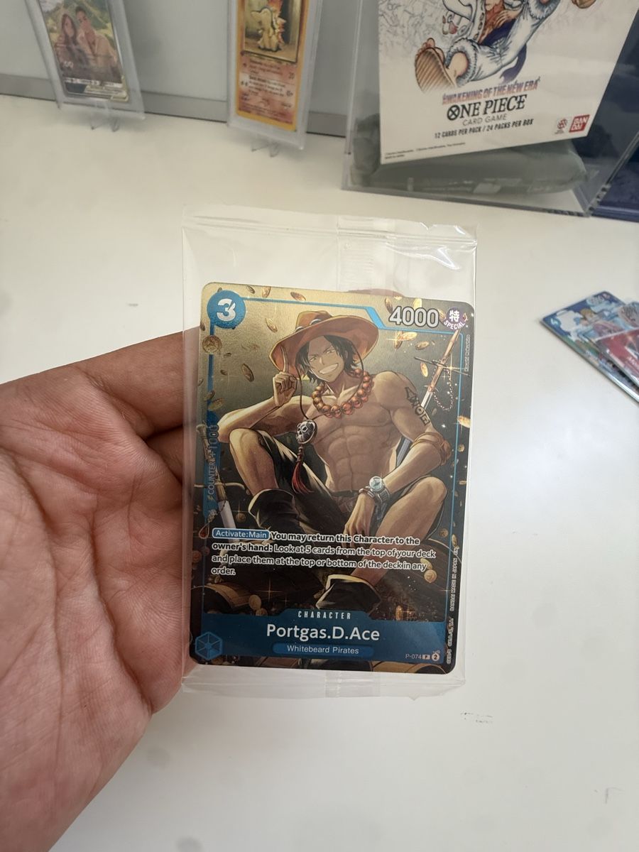 Bandai Carte collezionabili: Promo ace sealed – Nuovo e nell'imballaggio originale da Chernex venduto da Adrian-Nika