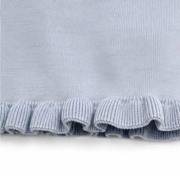 Zara Pullover & Sweatshirts: ZARA Feinstrickpullover Hellblau mit Volants | M/38 – Neu (gemäss Beschreibung) aus Aarberg von LovelyThings_ 4
