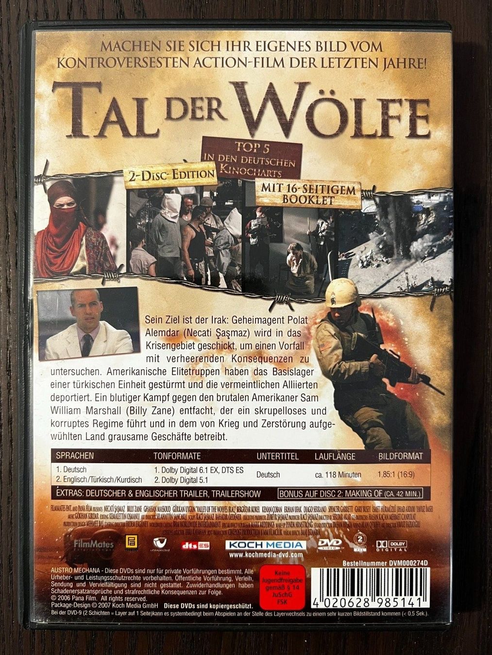 Tutti i DVDs: Tal der Wölfe – Usato da Zürich venduto da FilmFreunde 1