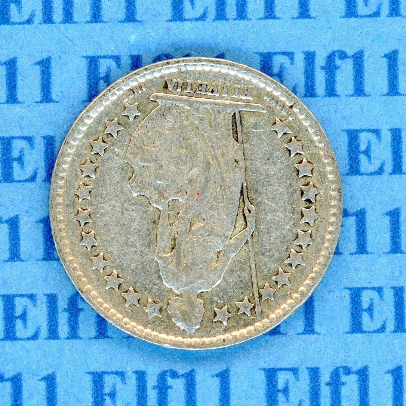 Tutti le monete: CHF___0.50 1941 -vz 50 Rappen – Usato da Widnau venduto da Elf11 1