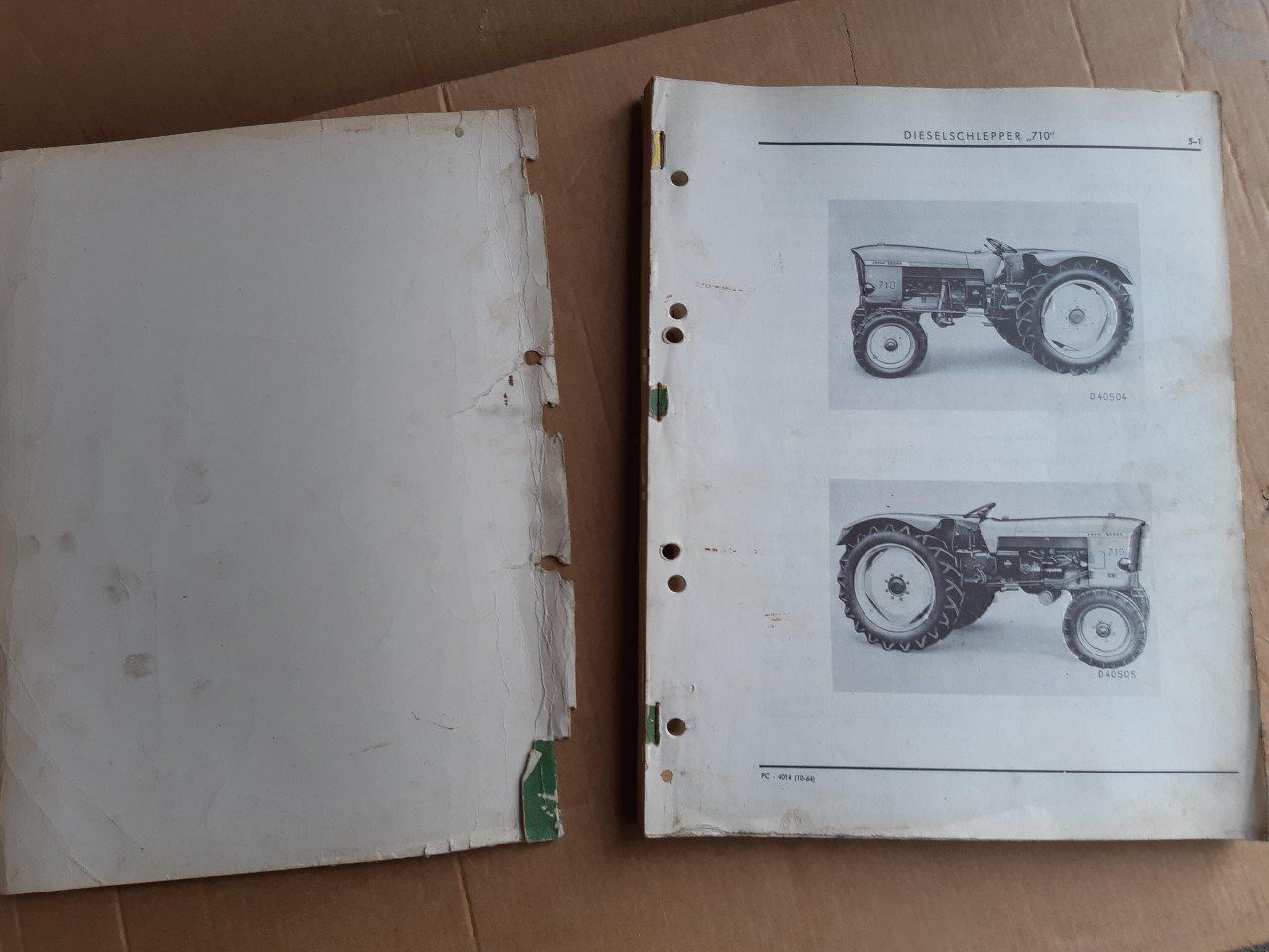 Trattori: Traktor John Deere 710 Ersatzteilliste – Difettoso da Dürnten venduto da Bachtel84 1