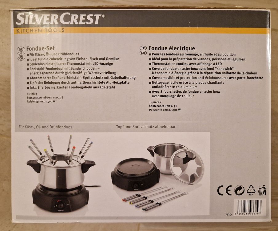 FondueSet für Käse, Öl und Brühfondues Kaufen auf Ricardo