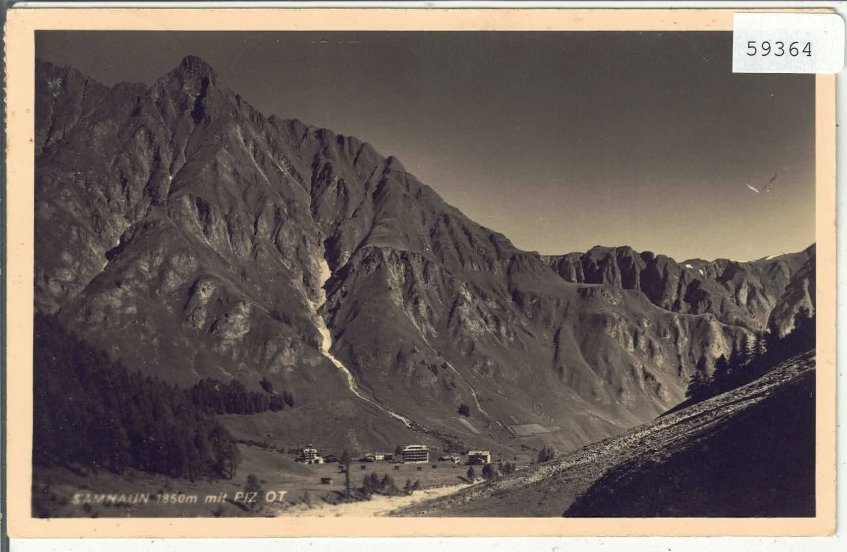 Cartoline postali: Samnaun mit Piz Ot – Usato da Ettingen venduto da Kartenplanet