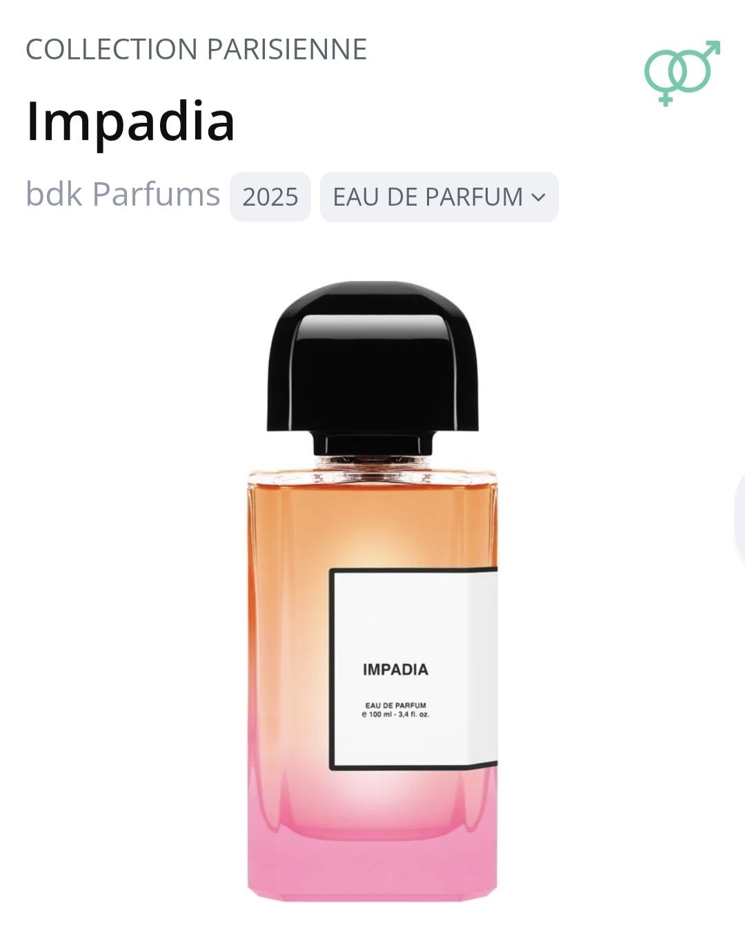 Profumi & Eau de Toilette: Impadia bdk Parfums Eau de Parfum 100 ml – Usato da St. Gallen venduto da CaliSunshine 2
