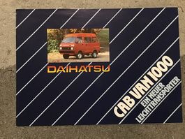 Daihatsu Cab Van 1000 Verkaufsprospekt 4 Seiten