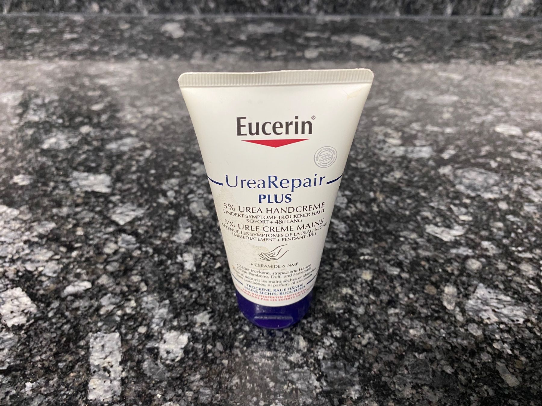 Feuchtigkeitspflege: Eucerin Urea Repair Plus Handcreme (75ml) – Neu und originalverpackt aus Spreitenbach von Brockiland-Flohmarkt