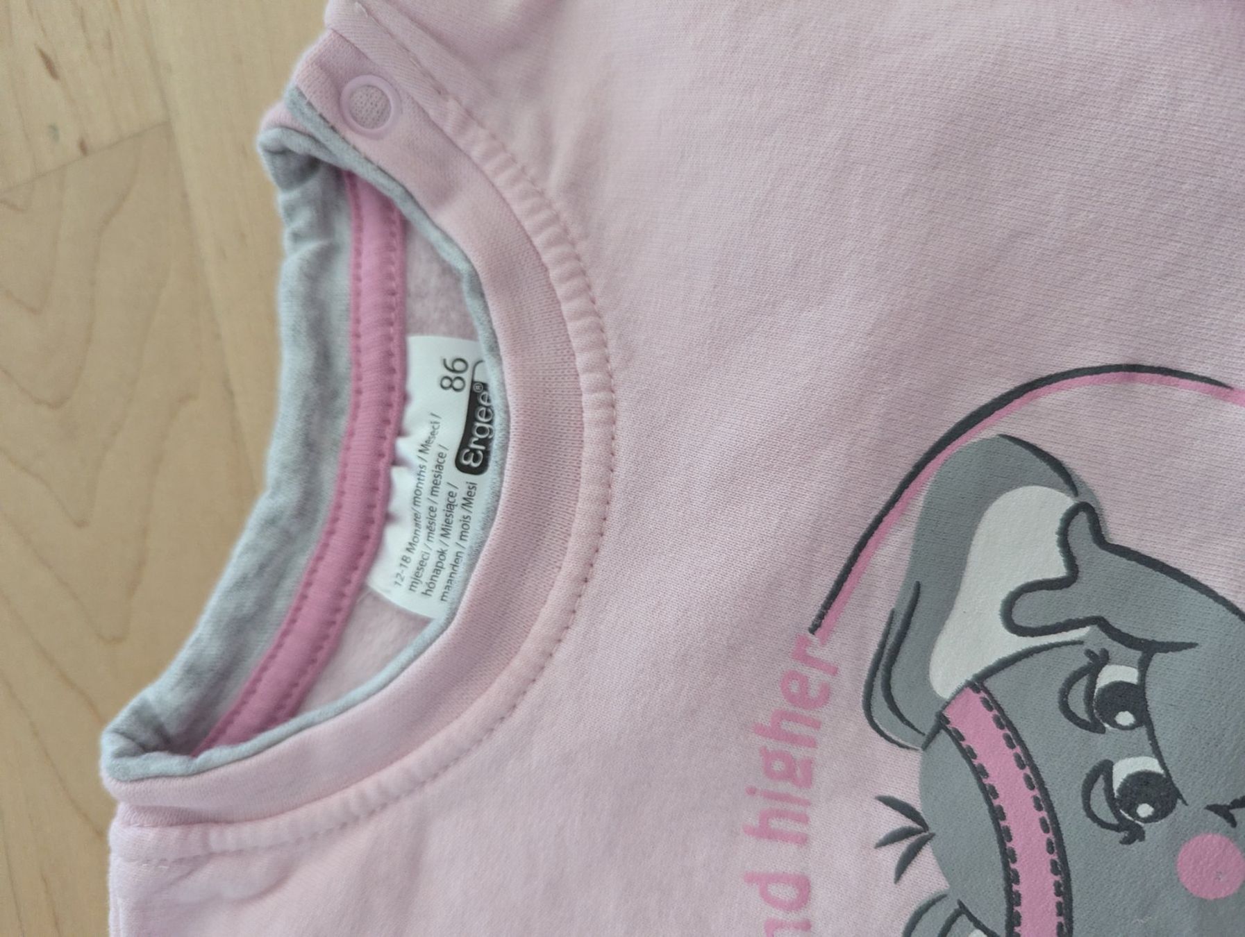 Maglioni & Felpe: Langarmshirt/Pully Grösse 86 Mädchen Rosa Elefant – Usato da Uster venduto da petches 3