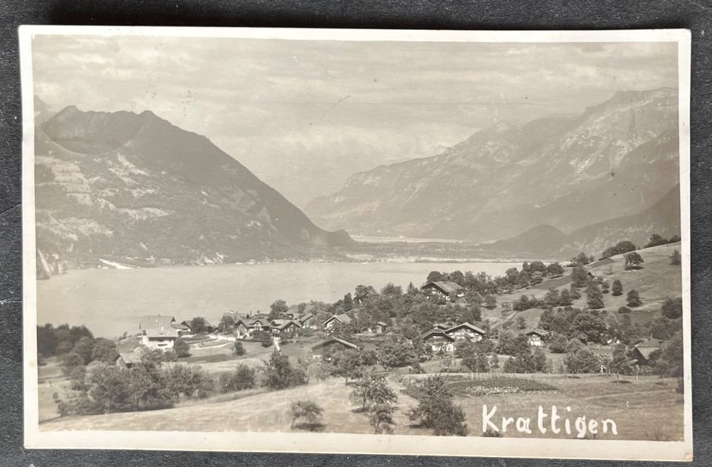 Krattigen am Thunersee/ Photo Joh. Deich Spiez/1927 (Gebraucht) in ...